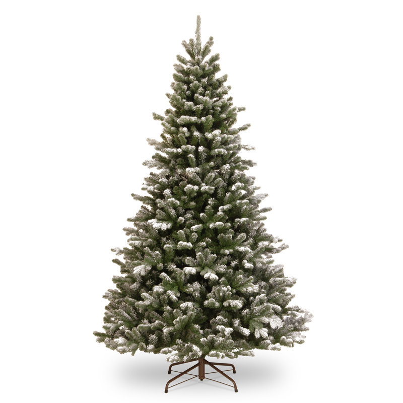 The Seasonal Aisle Snowy Sheffield Green Spruce Artificial Christmas Tree with Stand & Reviews